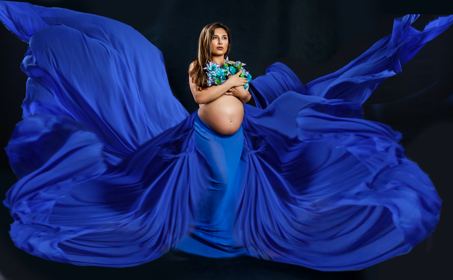 sesja ciążowa w studio w Warszawicach okolice Otwocka Studio-S Fotografia Rodzinna